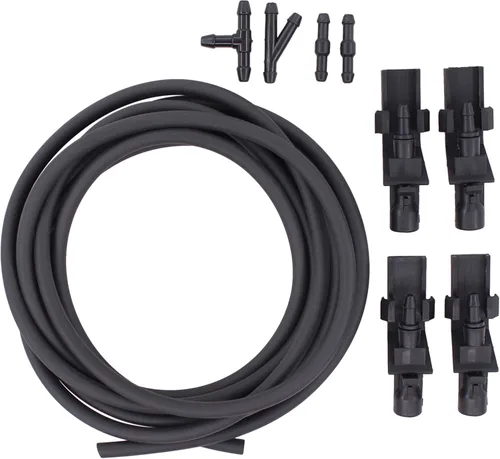ApplianPar Kit de pulverización de boquilla para limpiaparabrisas para Honda CR-V 2012-2016 con conector de manguera de fluido