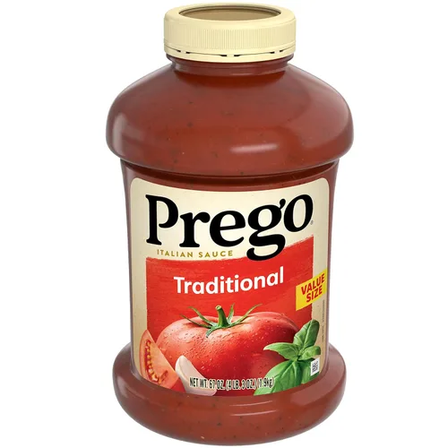 Miniatura 24 de Prego Tomate grueso con salsa de pasta de ajo y cebolla, tarro de 24 onzas