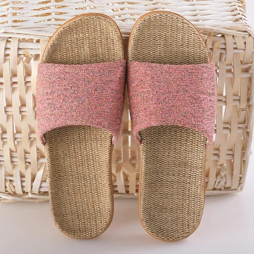Miniatura 7 de WALLDOR Promociona las pantuflas de circulación sanguínea, sandalias de reflexología saludable, pantuflas de interior para parejas en casa, Beige