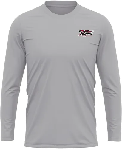 Miniatura 344 de Camisa deportiva de manga larga oficial de la NCAA Collegiate para hombre, con logotipo en el pecho izquierdo, colección Athletic Heather
