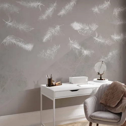 Miniatura 24 de artgeist Mural de pared de plumas de 98 x 69 pulgadas, tamaño XXL, no tejido, de forro polar, para decoración de pared, impresión fotográfica, #10