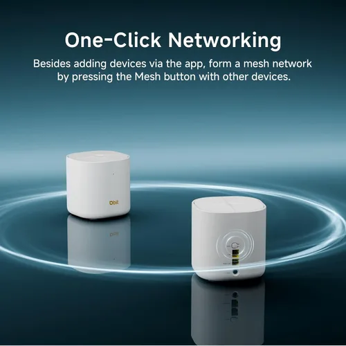 Miniatura 7 de DBIT AX1800 WiFi 6 Sistema Wi-Fi de malla para todo el hogar, cobertura de doble banda de hasta 2,100 pies cuadrados y 150 dispositivos, enrutador