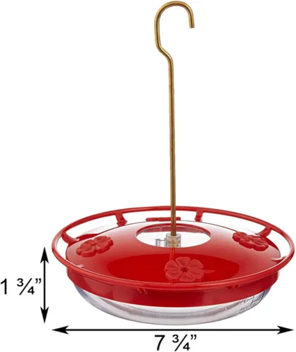 Miniatura 10 de Aspectos - Comedero colgante alto HummZinger para colibríes (12 oz), 12 onza