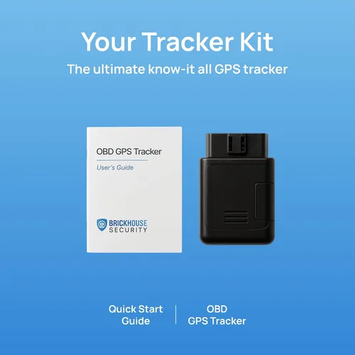 Miniatura 4 de Brickhouse Security Rastreador GPS para vehículos, dispositivo de seguimiento TrackPort OBD II, rastreador para ubicación y velocidad del automóvil
