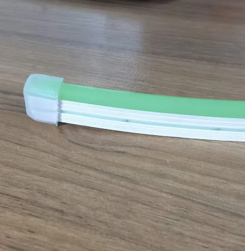 Miniatura 5 de 99 Lighting 200 unids/lote 0.394 in Silicona SMD 5050 Impermeable Led Tube Tira de luz y 0.236 in 0.236x0.472 in Led Neon Flex Tapa Tapa Tapa