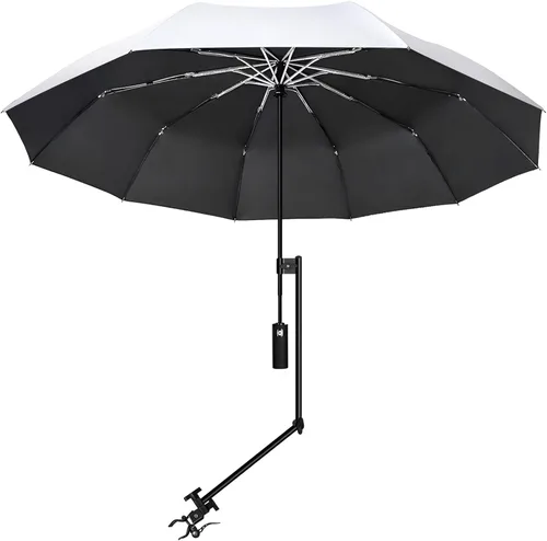 Miniatura 19 de XLINGZA Sombrilla de playa UPF 50+ con abrazadera universal ajustable