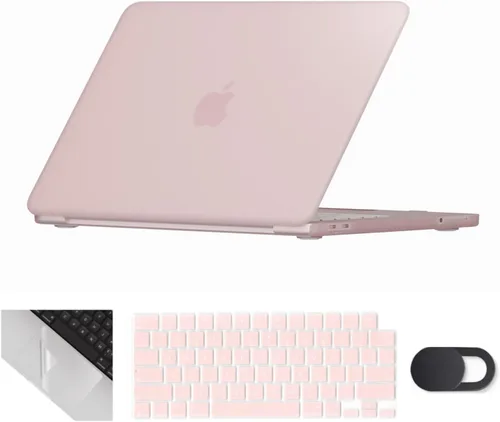 Miniatura 36 de Se7enline Compatible con MacBook Air 2024 de 15 pulgadas M4 M3 M2 A2941/A3114/A3241 Funda rígida para laptop Mac Air 15.3, cubierta protectora