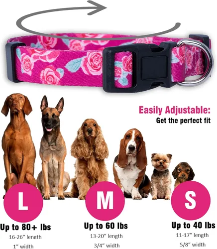 Miniatura 3 de Native Pup Collar de flores para perro, ajustable, pequeño, mediano y grande, linda chica para verano, primavera, bonito accesorio esencial