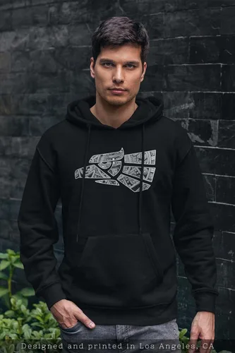 Miniatura 3 de ShirtBANC Sudadera con capucha de águila mexicana, calendario azteca, diseño cultural simbólico