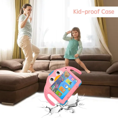 Miniatura 3 de Tableta para niños de 7 pulgadas para niños de 3 a 7 y 32 GB con funda WiFi Youtube Control parental, tabletas Android para niños pequeños Software