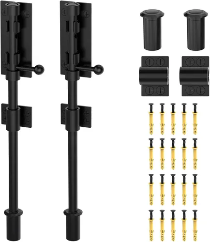 Miniatura 9 de Pestillo de Cerrojo de Barril, Cerradura de Puerta con Perno Deslizante, Herrajes para Cerraduras de Puerta con Pestillo, 7.7 Pulgadas, Resistente