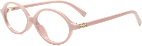 Miniatura 19 de Slocyclub - Lentes de bloqueo de luz azul de moda ovaladas para mujeres y hombres, anteojos vintage con armazón pequeño ovalado retro, Whiskey
