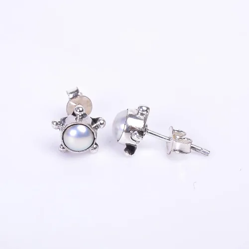 Miniatura 22 de Round Gemstone Stud Design 2