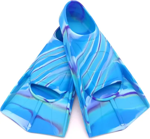 Miniatura 19 de Swimming Training Fins,Kids Swim Fins,Comfortable Swimming Flippers Suitable for Children,Beginners,Girls,Boys,Adults BB-arco iris colorido