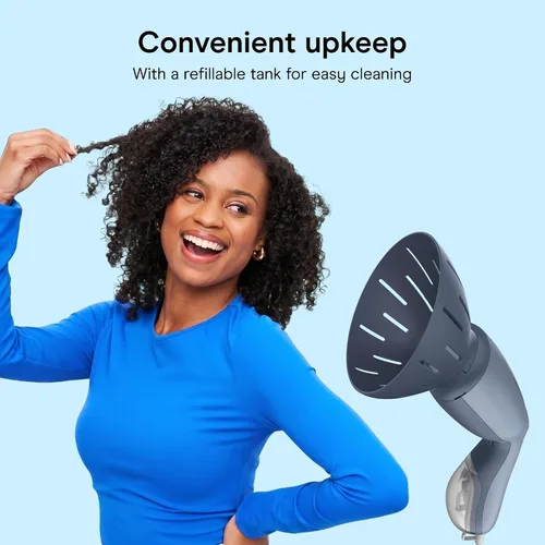 Miniatura 6 de Infiniti PRO Conair Steam Therapy - Vaporizador de cabello portátil con accesorio difusor de 7 pulgadas, calentamiento de 30 segundos, vapor