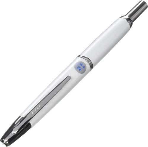 Miniatura 5 de Pilot Pluma estilográfica Decimo sin tapa, cuerpo negro, punta M (FCT-15SR-B-M)