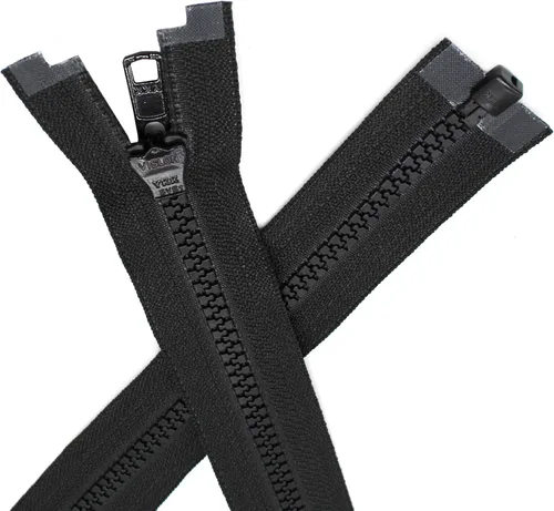 Miniatura 4 de Ski & Sport Vislon Zipper ~ YKK #5 Plástico moldeado ~ Separación - Negro (1 cremallera/paquete) Fabricado en Estados Unidos (14 pulgadas)