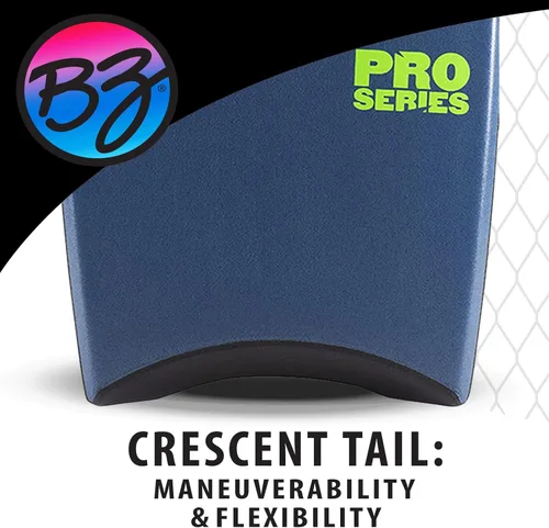 Miniatura 7 de BZ Bodyboards - Pro Bodyboard - Pilotos avanzados - Zero-G Polypro Core - Surlyn Slick - Cubierta de celda H de 8 libras - Cola creciente