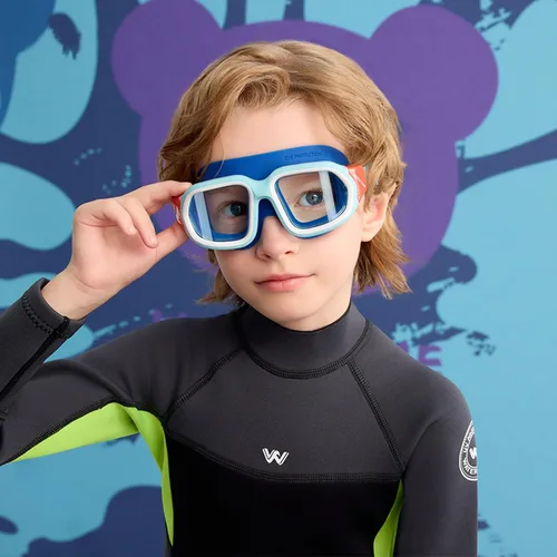 Miniatura 4 de Gafas de natación, antivaho anti-UV, amplia visión y sin fugas, gafas de natación cómodas para edades de 6 a 14 años