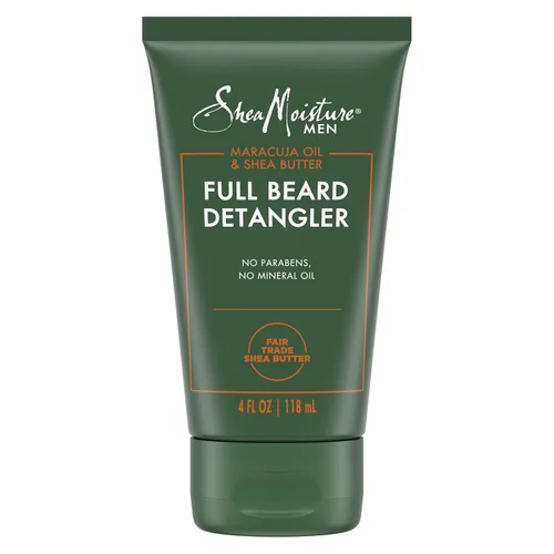 SheaMoisture Acondicionador de barba, desenredante de barba completa para barbas completas, aceite de maracuja y manteca de karité, sin parabenos, 4