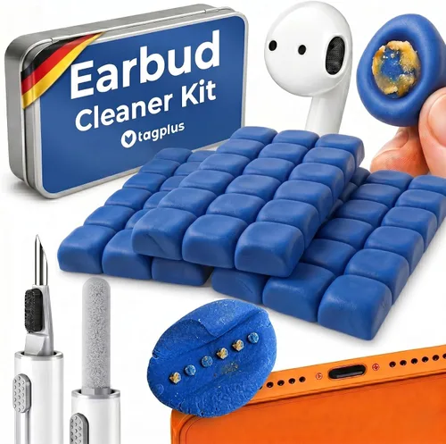 Kit de limpieza para Airpod + herramienta de limpieza Pro - Compatible con kit de limpieza de auriculares para iPhone, kit de limpieza para iPhone,