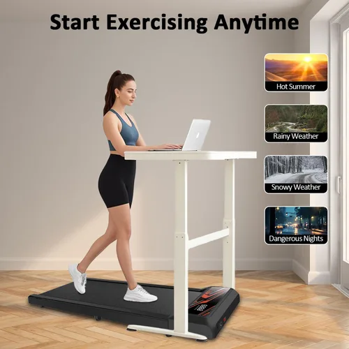 Miniatura 2 de Maicifi Walking Treadmill Pad with Incline - 2.5HP Low Noise Under Desk Treadmill,Walking Portable Pad with Handle Bar, 3 in 1 for Home, Remote