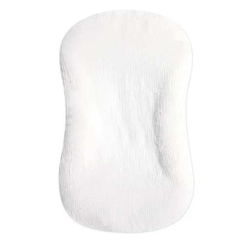 Miniatura 24 de Funda de muselina para tumbona de bebé suave de algodón orgánico, cubre para tumbona de recién nacido para bebés, niñas y niños (Azul)