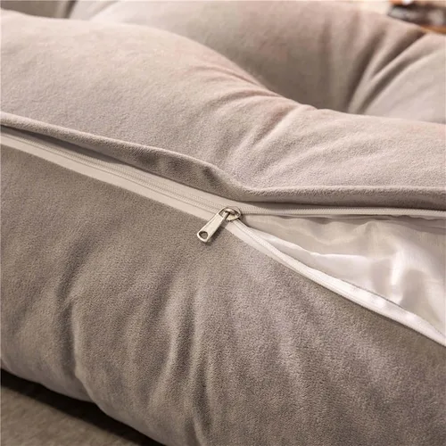 Miniatura 4 de YSUEFIJO Almohada triangular de lectura para reposo en cama, cojín grande para cabecero, respaldo, almohada de cuña, cojín de apoyo