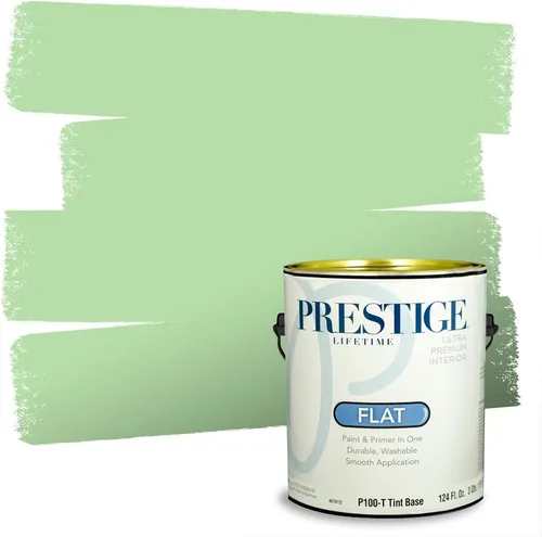 Miniatura 70 de PRESTIGE Pintura exterior e imprimación en uno, aloe, plano, 1 galón