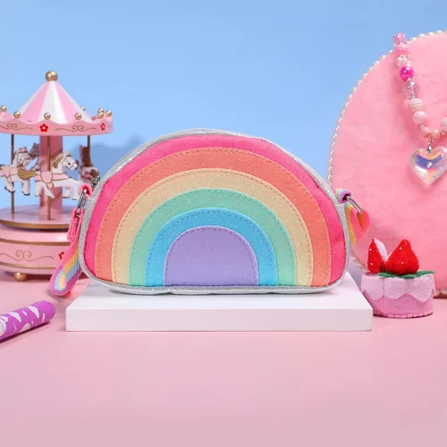 Miniatura 3 de PinkSheep Monedero para niñas pequeñas, regalo pequeño, bolso de hombro para niños, cartera cruzada de 3 a 6 años, regalo de moda