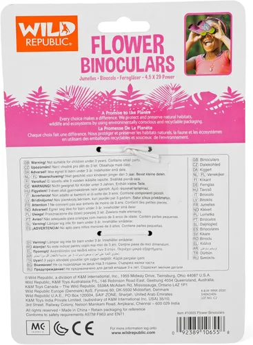 Miniatura 4 de Wild Republic Binoculares - Chica femenina (10655)