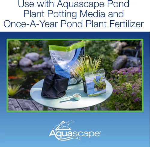 Miniatura 5 de Aquascape – Maceta para planta acuática con tela, 2 unidades, Negro