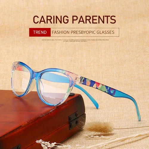 Miniatura 4 de Gafas de lectura (3 unidades), diseño vintage, diseño floral, lentes de lectura para mujeres y hombres, unisex
