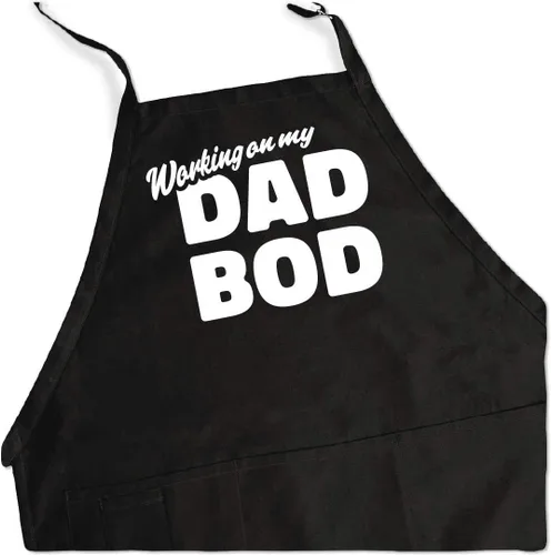 ApronMen, Dad Bod - Delantal ajustable para barbacoa para hombre, talla única
