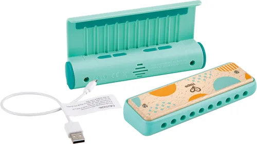 Miniatura 4 de Hape Aprende con Luces Armónica Capacidad de Carga USB Modo de Aprendizaje y Banda Instrumento Musical