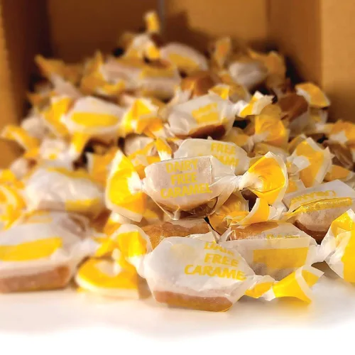 AvenueSweets - Caramelos suaves hechos a mano, orgánicos, sin lácteos, veganos, envueltos individualmente, caja de 5 libras, vainilla