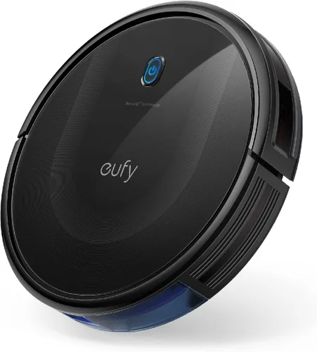 eufy Aspiradora Robot 11S MAX, Superdelgada, Fuerte Succión, Silenciosa, Aspiradora Robótica de Carga Automática, Limpia Pisos Duros y Alfombras de