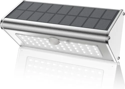 Miniatura 8 de SECUROAD Luces solares con sensor de movimiento de 1100 lúmenes para exteriores, IP65 impermeables, batería de 4500mAh, luces de pared de seguridad