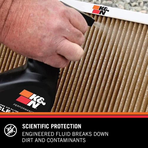 Miniatura 4 de K&N Limpiador de filtro HVAC: limpiador y refresco de filtro de botella de spray de 32 onzas; restaura el rendimiento del filtro de aire K&N Home