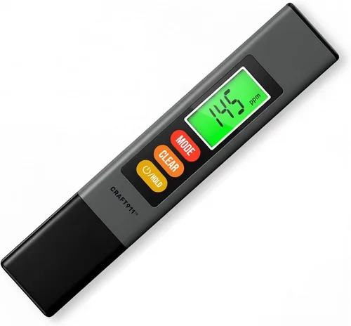 Miniatura 10 de Pruebador de agua profesional para agua potable - Medidor TDS digital preciso (0-9999 ppm) - Lectura instantánea de 1 segundo