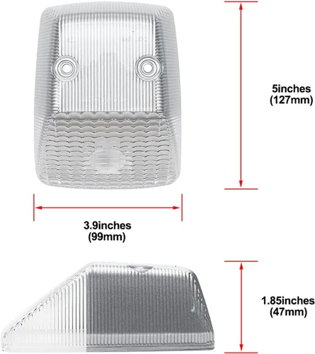 Miniatura 5 de Carcasas de luz de señal de giro delantera compatibles con Mercedes Clase G Benz W463 G55 G63 AMG Euro Clear Lens Side Wing Signal Parking Marker