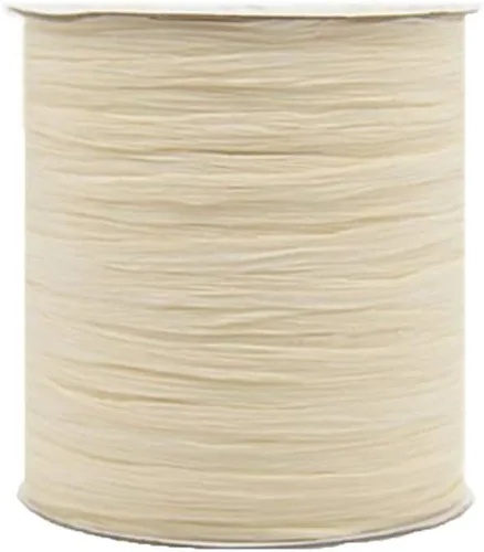 Miniatura 13 de 250 Metros/273 Yardas Raffia Ribbon Hilo de Raffia Hilo de ganchillo Azul Bolsa de ganchillo Hilo de paja Hilo de paja Hilo de rafia natural