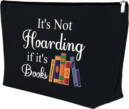 Miniatura 8 de Mxrymvu Regalos para amantes de los libros, regalos para bibliófilos, bolsa de maquillaje, libro de lectura, club, regalo para mujeres, bolsa