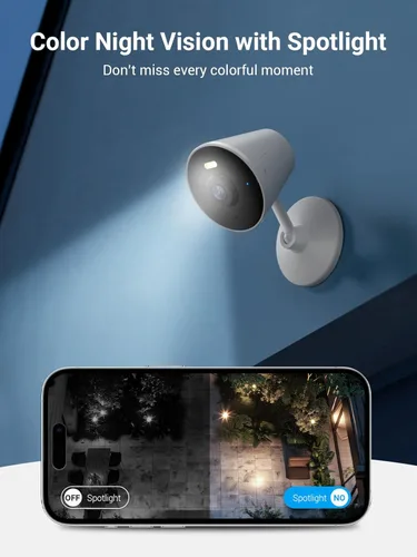 Miniatura 3 de Rocktone cámara de seguridad 5G y 2.4G para interior/exterior del hogar, cámara para bebés/personas mayores/perros/mascotas con aplicación para 【5G
