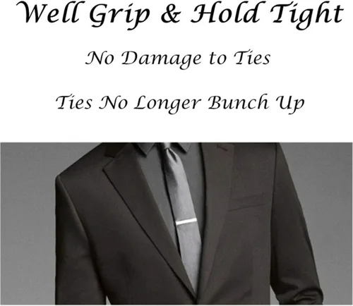 Miniatura 11 de Tie Clips for Men, Tie Clip, Tie Bar, Tie Bars for Men, Silver Tie Tack Pins Unique, Mens Lapel Pins for Suits Shirts, Neck Tie Clasps for Women