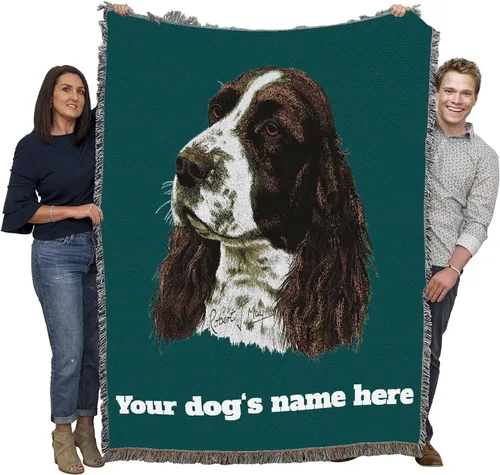 Miniatura 26 de Pure Country Weavers Manta con diseño de Springer Spaniel inglés "I Love My English Springer Spaniel", regalo para los amantes de los perros, manta