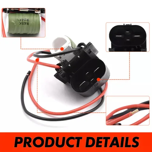 Miniatura 7 de Nueva resistencia de relé del motor del ventilador del radiador para Chevrolet Cruze Sonic Opel 620-658, 13360890, 13427161, 13427160, 13289627