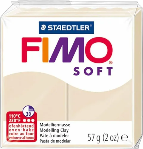 Miniatura 3 de FIMO Soft & Effect - Arcilla polimérica para modelar horno, 2.01 oz, juego de 6 colores, tonos suaves