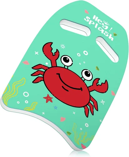 Miniatura 11 de HeySplash Tabla de natación para niños, tabla de natación con bonito patrón de ayuda de entrenamiento de natación para niños, equipos de ejercicio