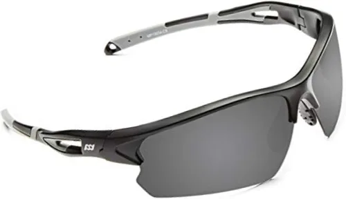 Miniatura 11 de Gafas de sol polarizadas o fotocromáticas para deportes al aire libre para hombres y mujeres, marco TR90, protección UV Negro Gris